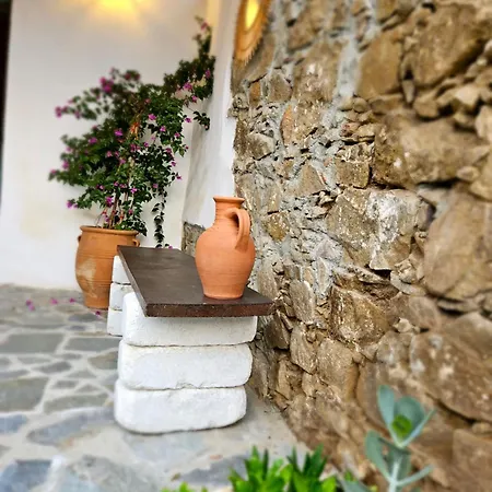 Traditional Adobe House In Evrychou With Cozy Garden And Fireplace!