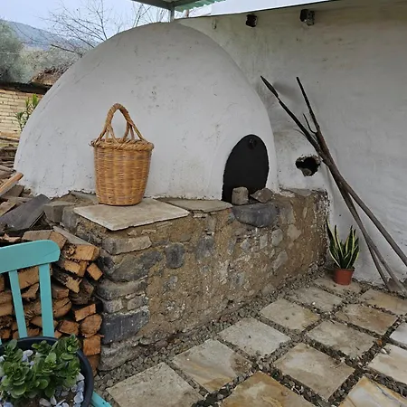 Traditional Adobe House In Evrychou With Cozy Garden And Fireplace!