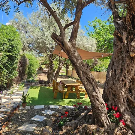 度假居 Traditional Adobe House In Evrychou With Cozy Garden And Fireplace! *