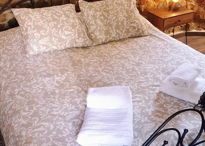 Traditional Adobe House In Evrychou With Cozy Garden And Fireplace!