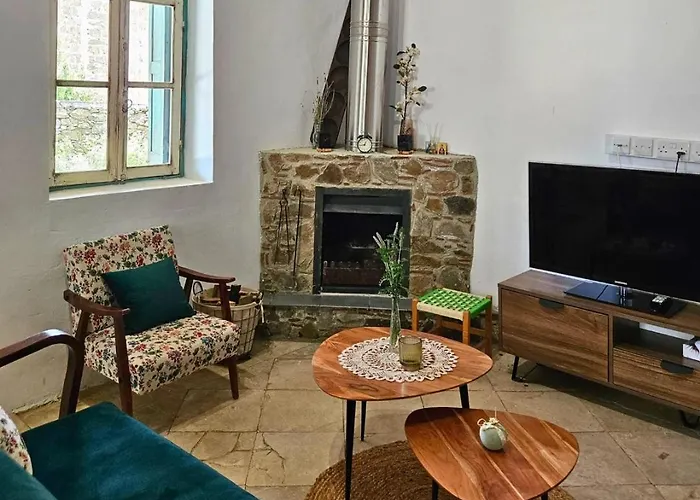 Traditional Adobe House In Evrychou With Cozy Garden And Fireplace! Prázdninový dům Nikósie