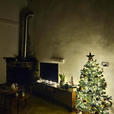 Traditional Adobe House In Evrychou With Cozy Garden&fireplace!